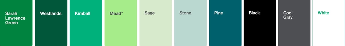 Sarah Lawrence brand colors