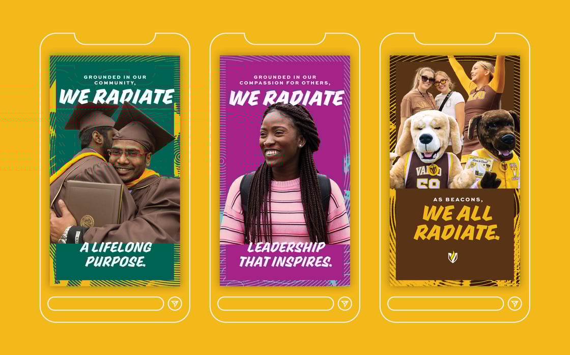 Valparaiso mobile ad mockups